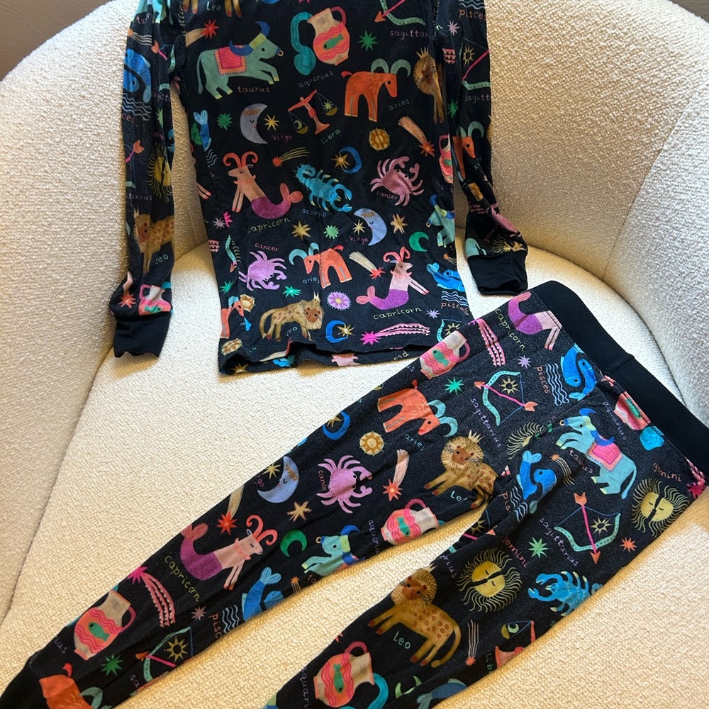 Little Sleepies Zodiac Print Kids Pajama Set